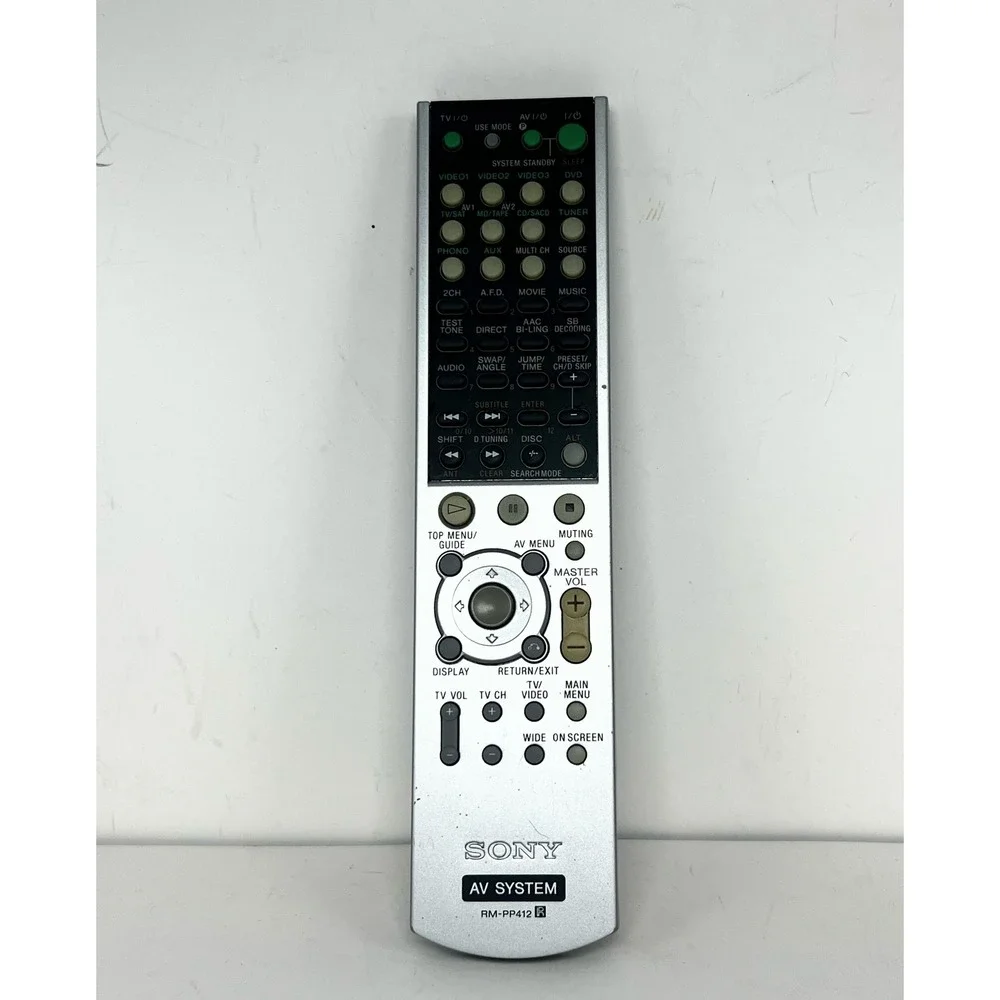 Sony RM-PP412 AV System Remote Control for STR-DE685 HT-7700DP HT-DDW840 TESTED